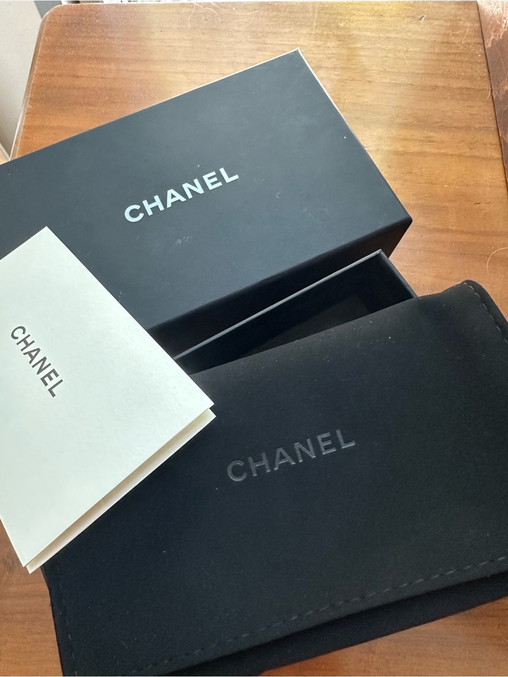 Chanel Card Case Burgundy Croc Embossed - Picture 8 of 8